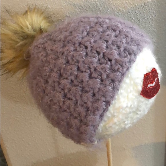 Brand New Handcrafted Lavender Crochet Hat - Picture 3 of 3